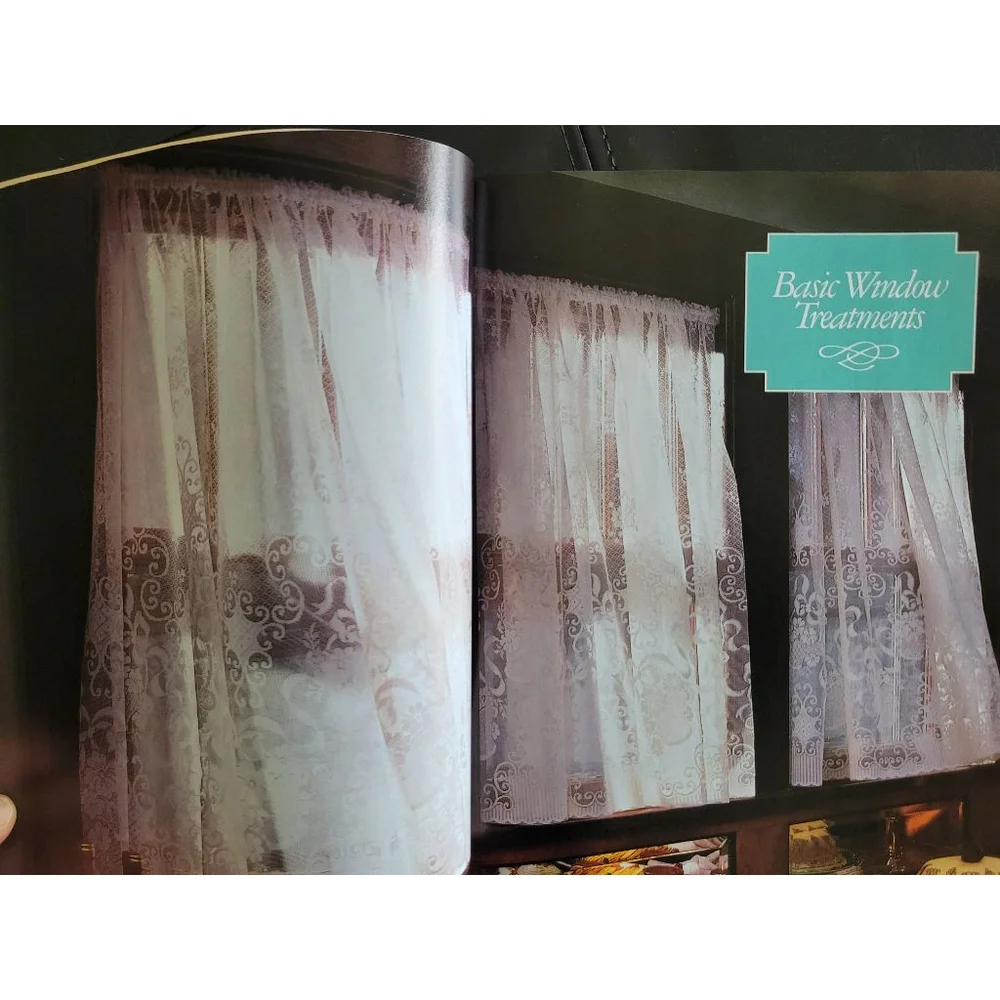 Vintage Creative Window Treatments Book - 45 Step-by-Step DIY Styles -